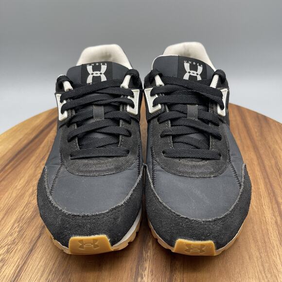 Under Armour Essential Runner Shoes Womens 9 Black Comfort Walking Sneakers - Picture 2 of 8